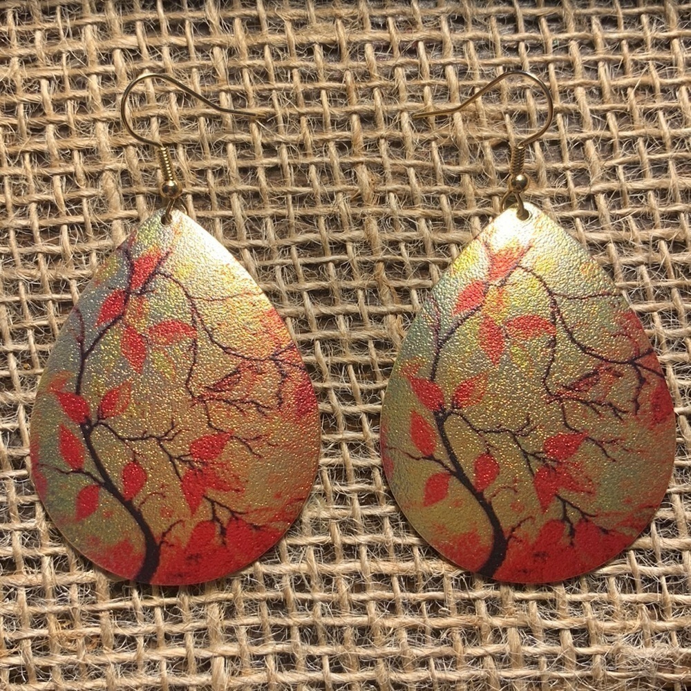 Nwt Handmade Autumn Earrings - Picture 1 of 1